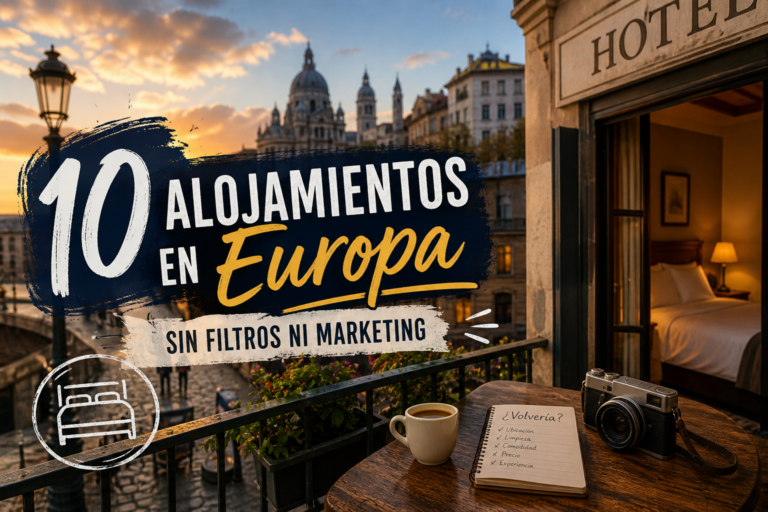 10 Alojamientos en Europa: sin filtros ni marketing